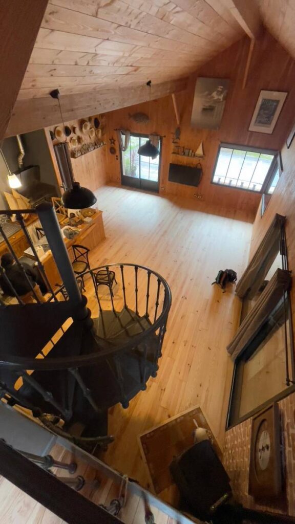 Ponçage vitrification dans une Villa au Cap-Ferret