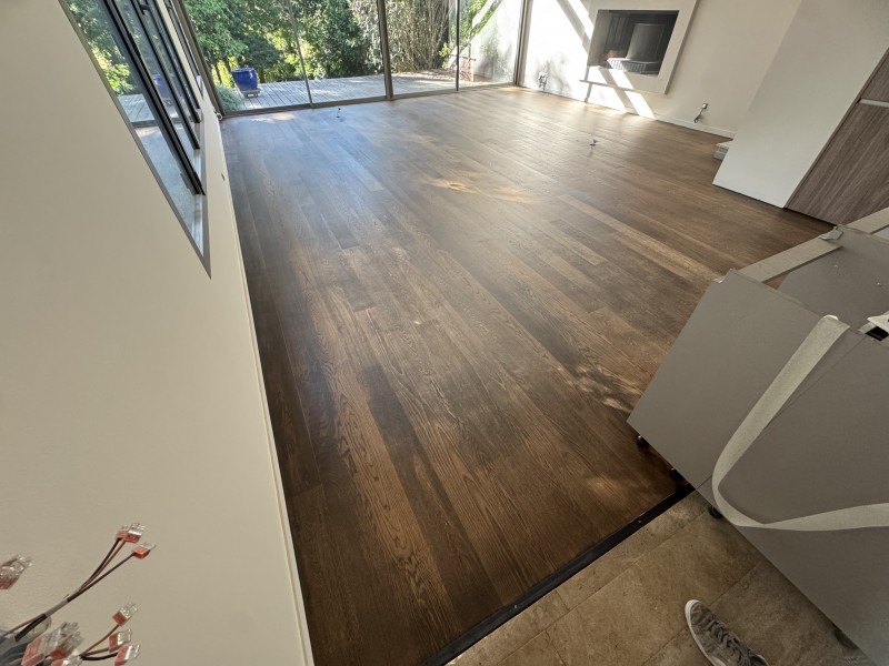 Ponçage parquet chêne et mise en teinte RM Parquet Bordeaux